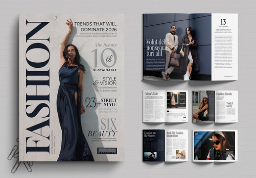 Fashion Magazine Brand Showcase