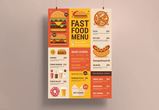 Food Menu Template