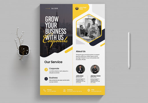 Corporate Business Flyer Template