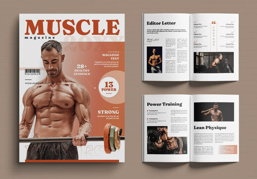 Muscle Fitness Magazine Template