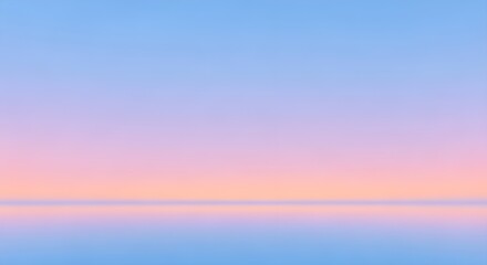 Fototapeta premium serene sunset sky with soft gradient colors