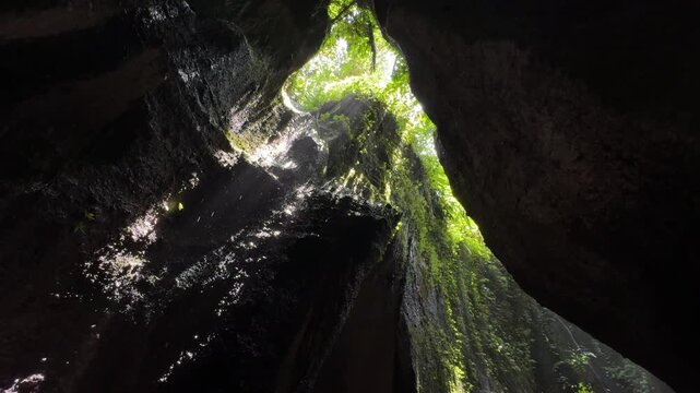 Tukad Cepung Canyon Bali Indonesia