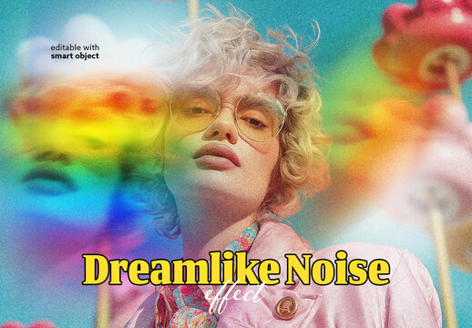 Dreamlike Noise Photo Effect