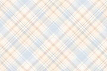 Fototapeta premium Soft pastel plaid pattern illustration.