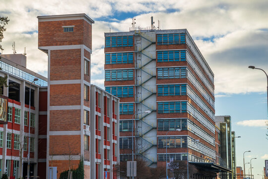 Bata complex architecture in Zlin, Czechia