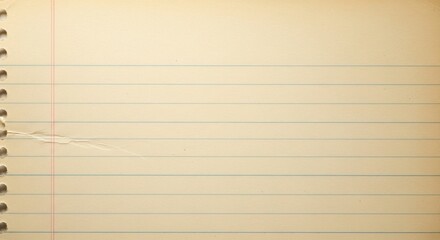 Naklejka premium Notebook paper texture with subtle lines and clean academic background 