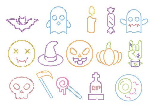 Halloween Neon Set