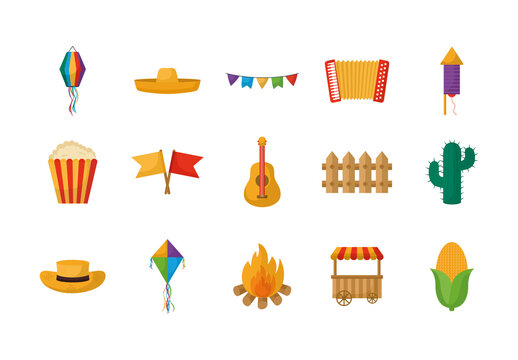 Mexican Fiesta Illustration Set
