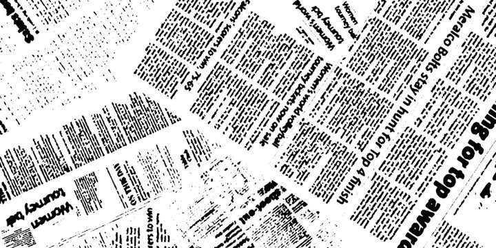 Distressed document overlay newspaper grunge paper design. overlay grainy scratch rough wall concrete article aged new latter vintage background.