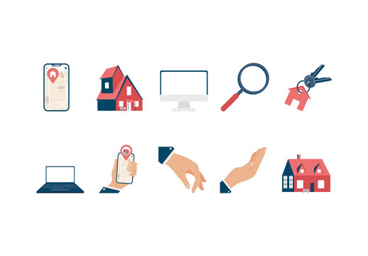 Real Estate Illustration Set