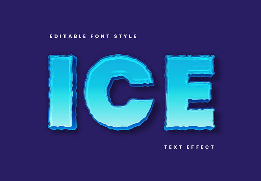 Ice Text Effect
