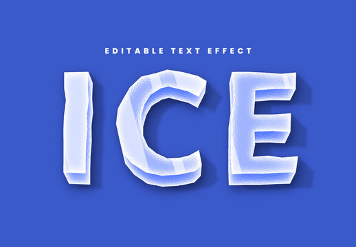 Ice Text Effect