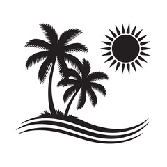 Obraz premium Abstract Wave Line Design Element – Black Curved Flow Lines Vector