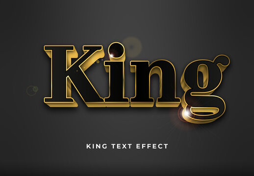 King Gold Text Effect