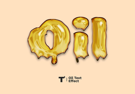 Oil Script Text Effect