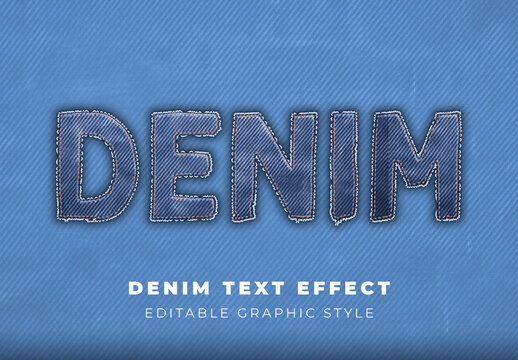 Denim Text Effect