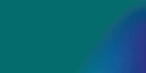 Fototapeta premium Abstract smooth gradient background blending blue and turquoise tones with soft lighting and subtle blur. Clean modern and minimal design
