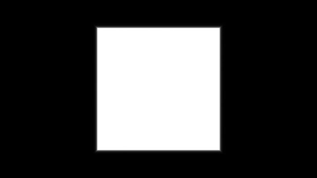 Square Shape Cream Color Transition with Alpha Channel animation of square shape, Square transition animation, 4K video