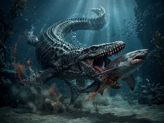 Mosasaurus in the water © filmbildfabrik