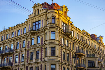 Fototapeta premium Old house in Saint Petersburg