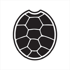 Obraz premium turtle shell icon. Vector illustration isolated o white background