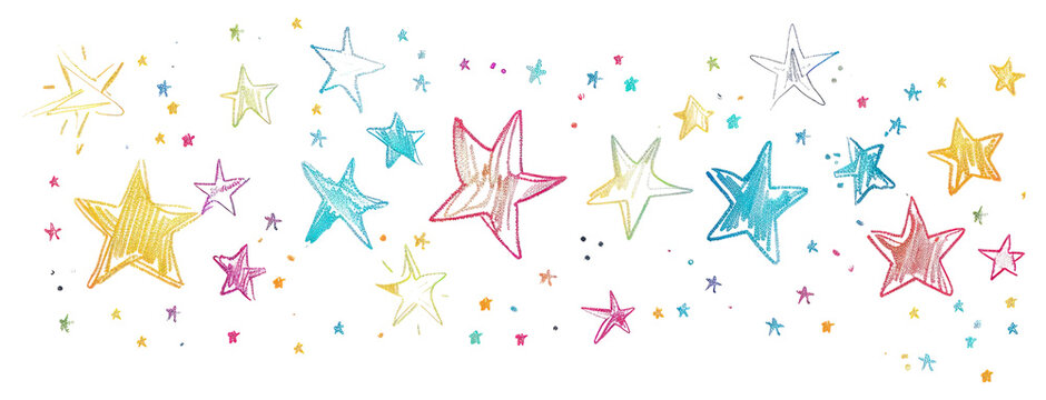 PNG Star border confetti symbol paper.