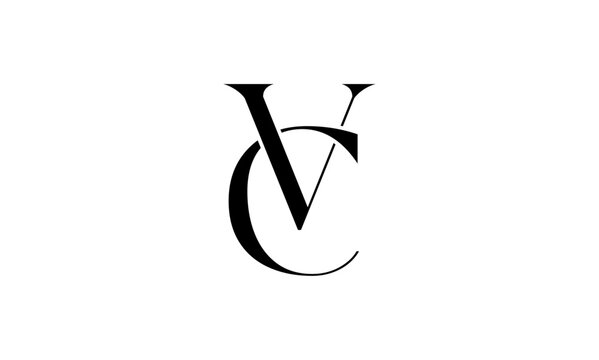 VC initial letter logo or VC monogram