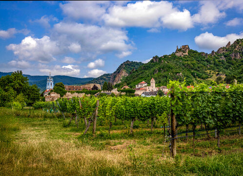 View of D&uuml;rnstein, Austria