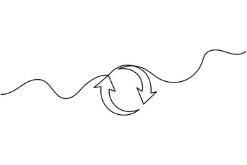 Obraz premium Arrow symbol representing continuous business progress and success