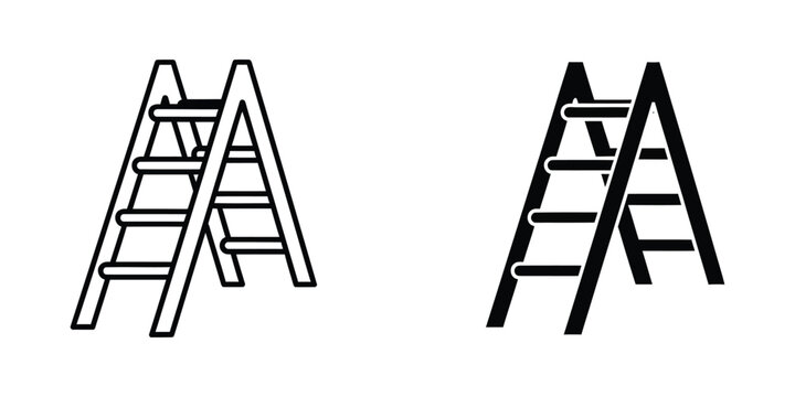 Comparison of extension ladders in different configurations and materials