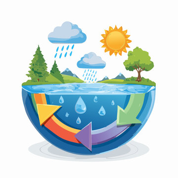 Wasserkreislauf Natur