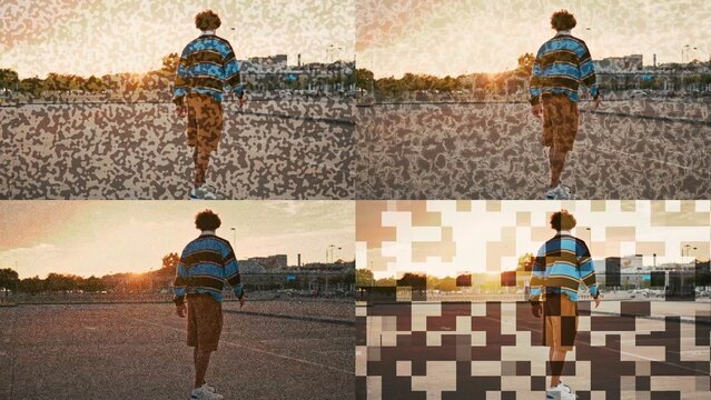 Media Texture with Patterns