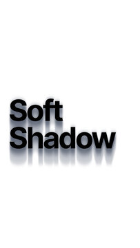 Vertical Soft Shadow Text