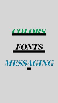 Vertical Upwards Text 1 to Text 2 Transition