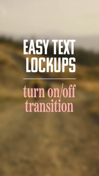 Vertical Two Line Vertical Text Animation from Centre