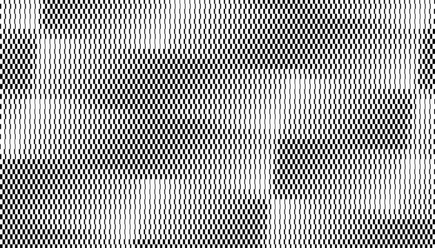 Black and white abstract geometric pattern with smooth transition effect for sporty and modern background. Fully editable vector element. Vector Format Illustration 