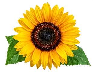 Obraz premium Vibrant sunflower blooms with bright yellow petals and contrasting dark brown center