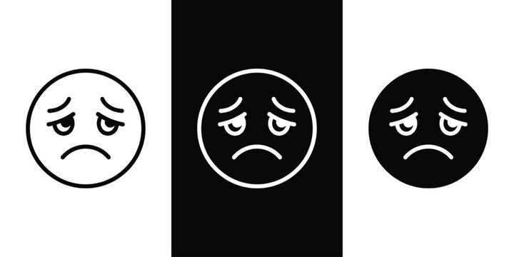 A set of emoticon faces expressing different levels of anger and frustration