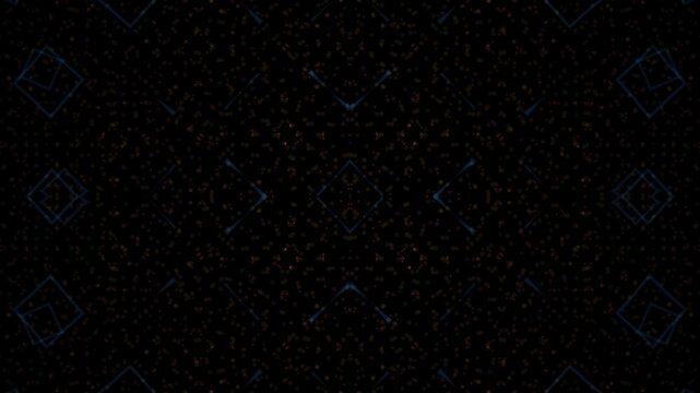 A close-up shot of a dark, textured surface with a subtle pattern of small, glowing blue diamonds on a black background.