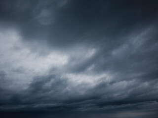 Obraz premium Rain clouds in sky during spring
