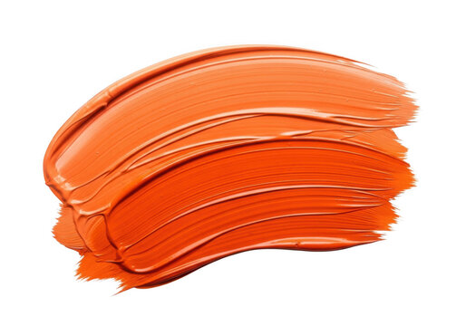 Stacked orange donuts with glossy icing and bite marks