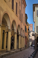 Obraz premium Some photos of the beautiful city of Bologna on a spring day