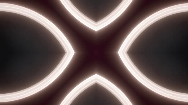 Abstract Neon Light Patterns VJ Loop - Hypnotic Glow Kaleidoscope Motion Background