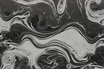 Fototapeta premium Black and wWahite wavy texture background