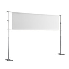 Obraz premium blank billboard isolated on white