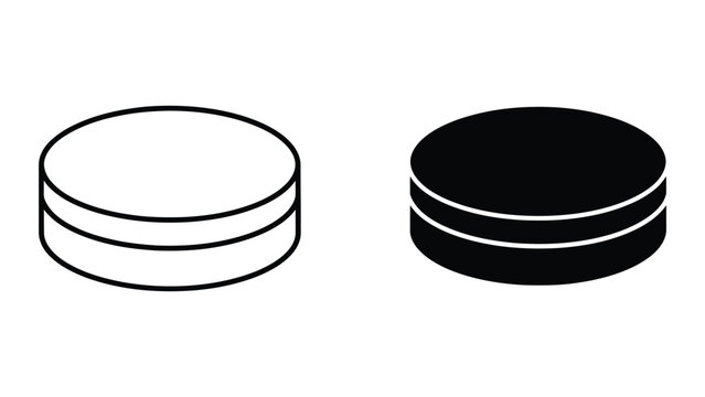 Comparison of a white and a black top-loading optical disc