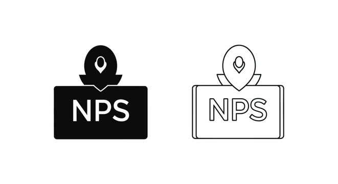 NPS Satisfaction Icons Vector