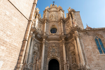 Fototapeta premium famous church tower, Valencia