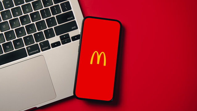 McDonald&rsquo;s logo displayed on a smartphone screen &ndash; Delhi, India &ndash; June 04, 2025