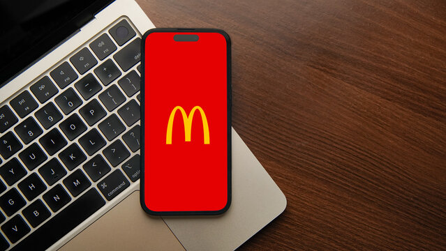 McDonald&rsquo;s logo displayed on a smartphone screen &ndash; Delhi, India &ndash; June 04, 2025